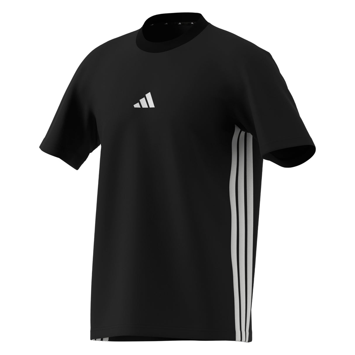 Adidas Men White-Black M 3S Sj T Apparels
