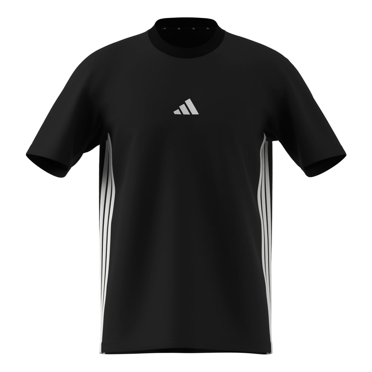 Adidas Men White-Black M 3S Sj T Apparels