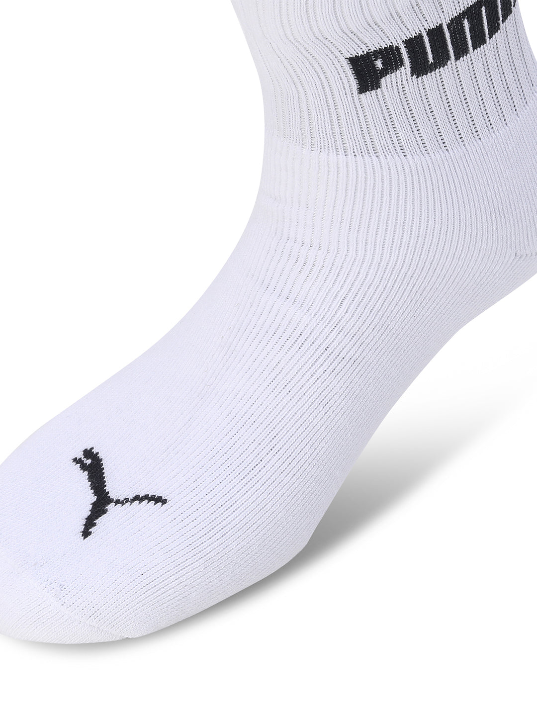 Puma Men White Sport Quarter Socks Pack of 3