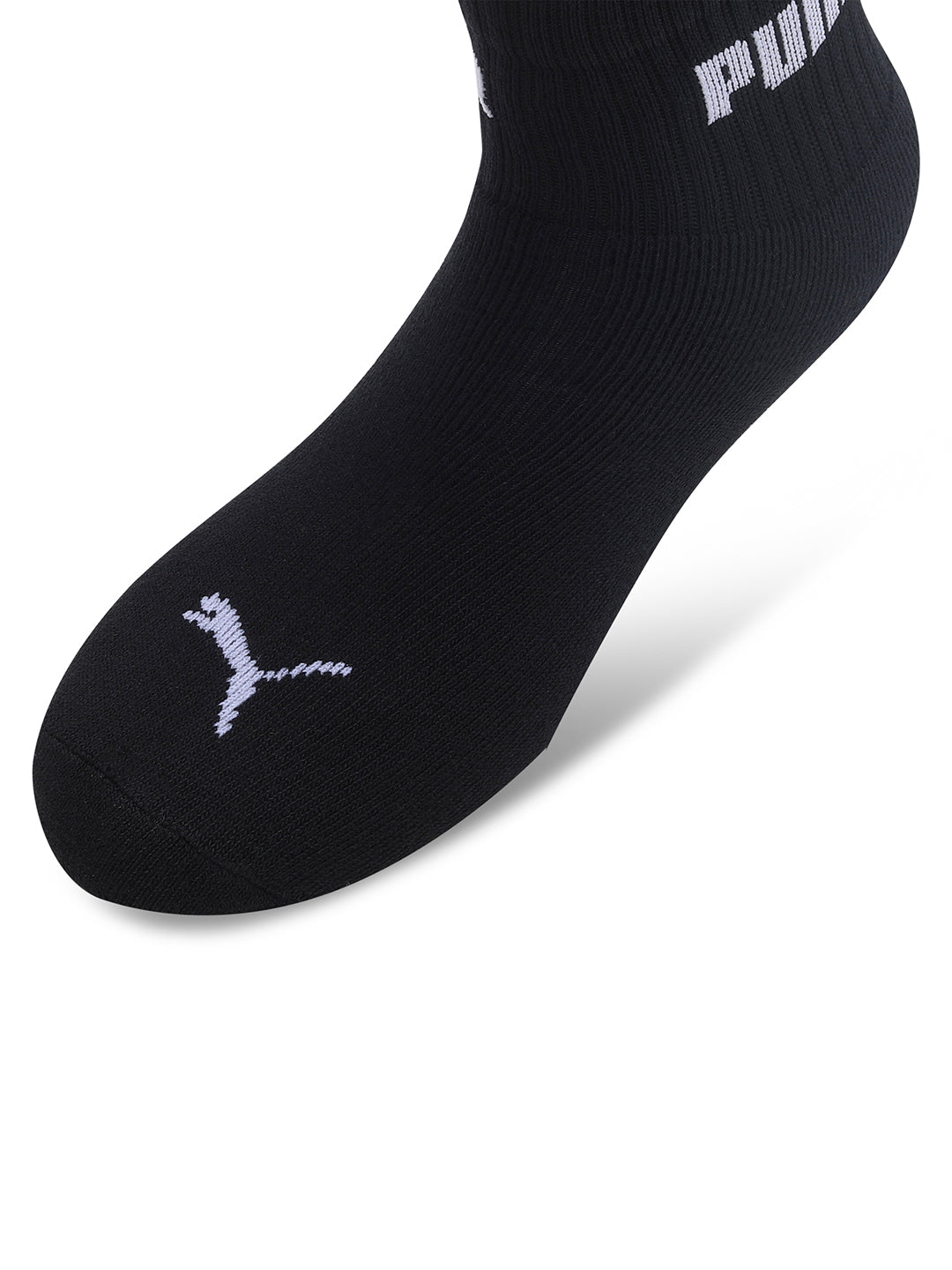 Puma Unisex Black Sport Quarter Pack of 3
