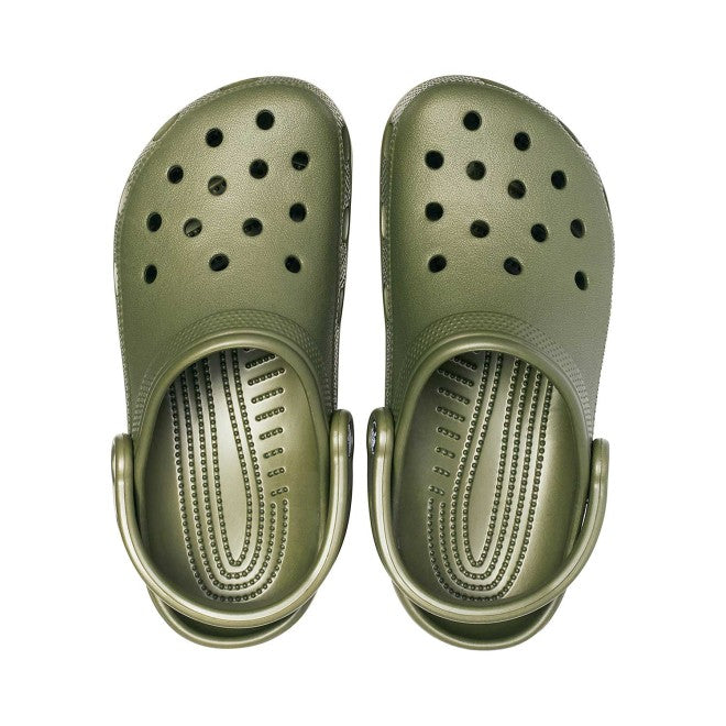 Men Army Green Casual Clogs