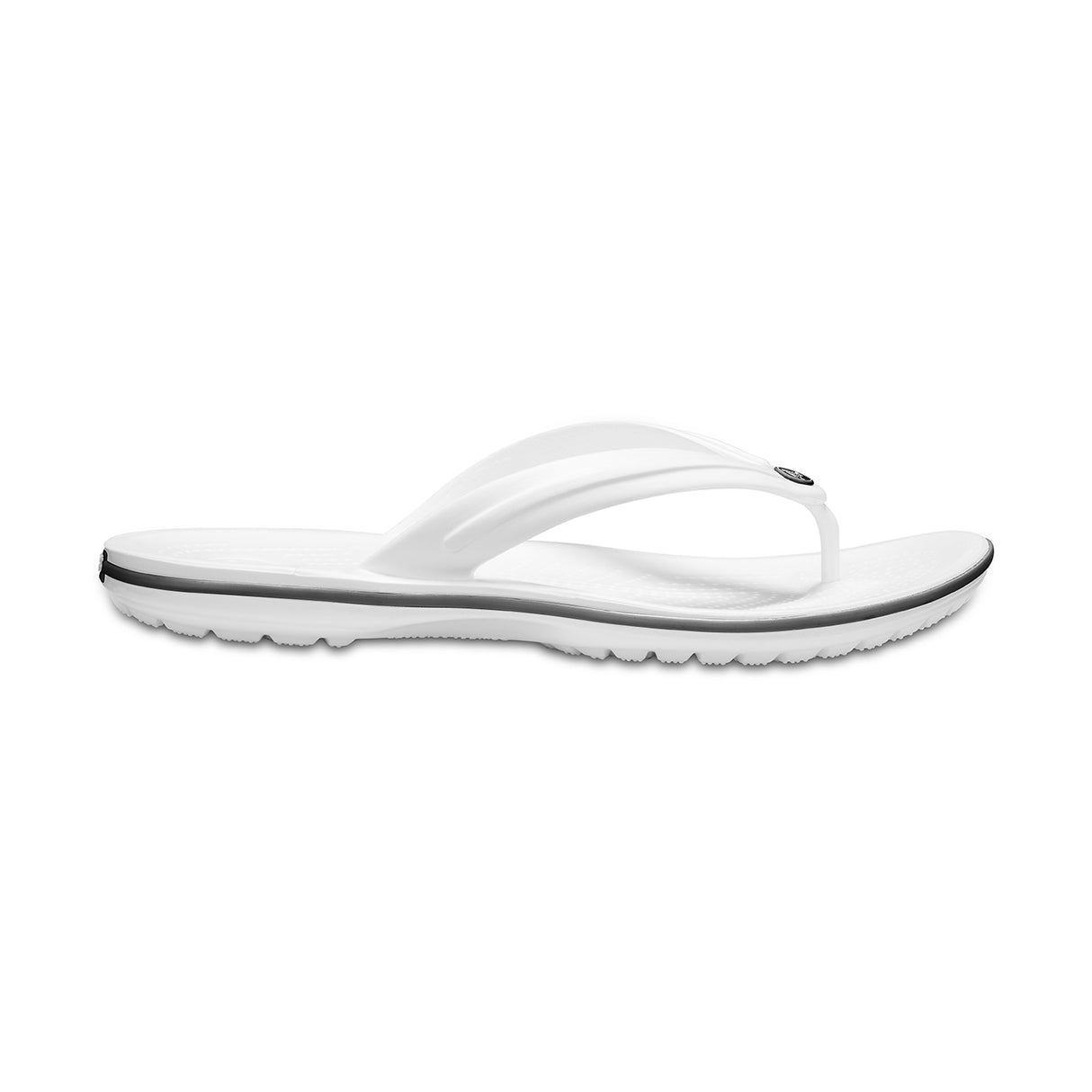 Crocband White Unisex FlipFlop