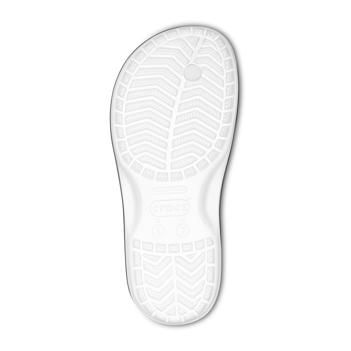 Crocband White Unisex FlipFlop