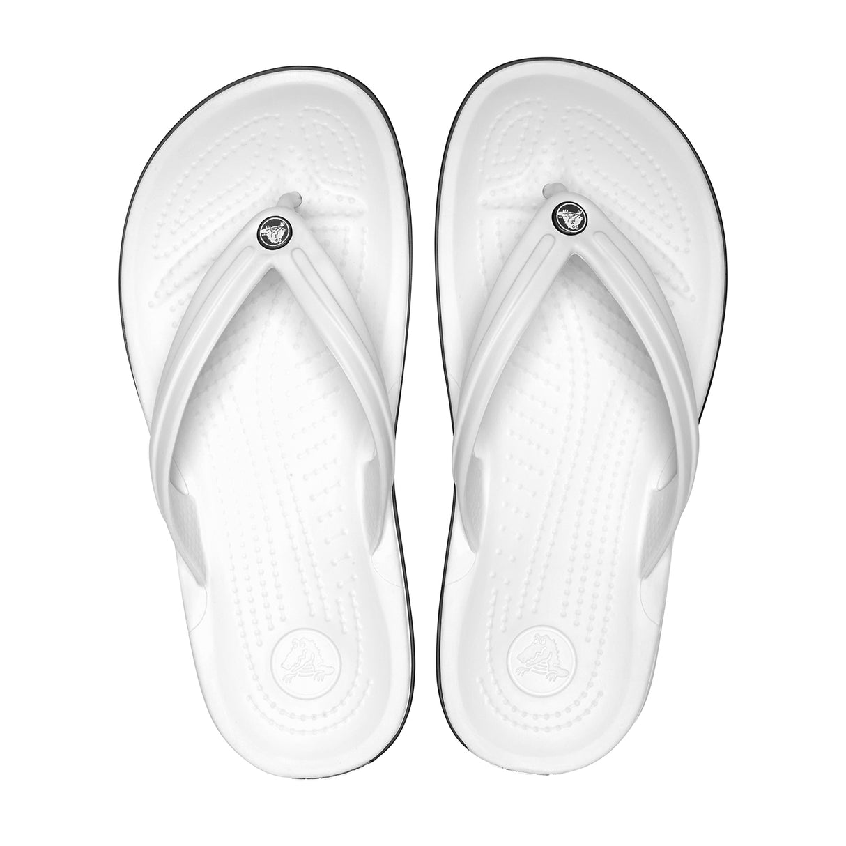 Crocband White Unisex FlipFlop