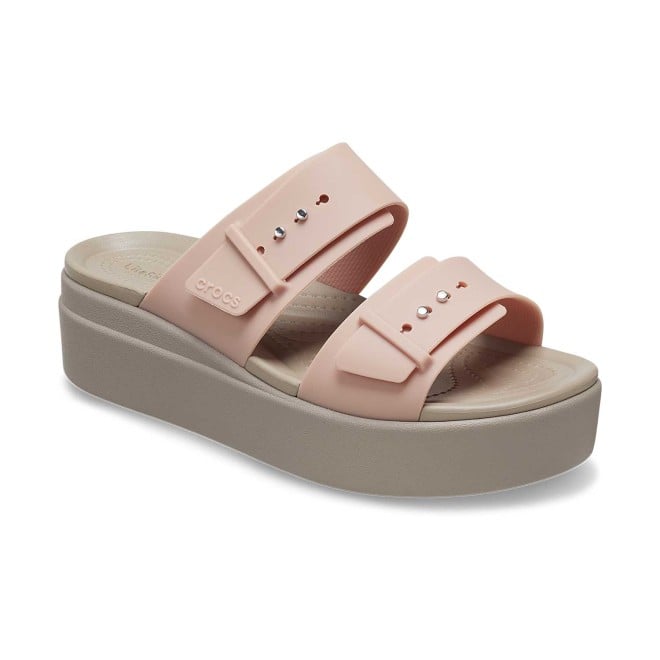 Women Pale Blush Casual Slip Ons