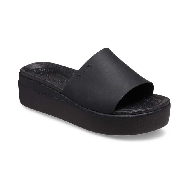 Women Black Casual Slides