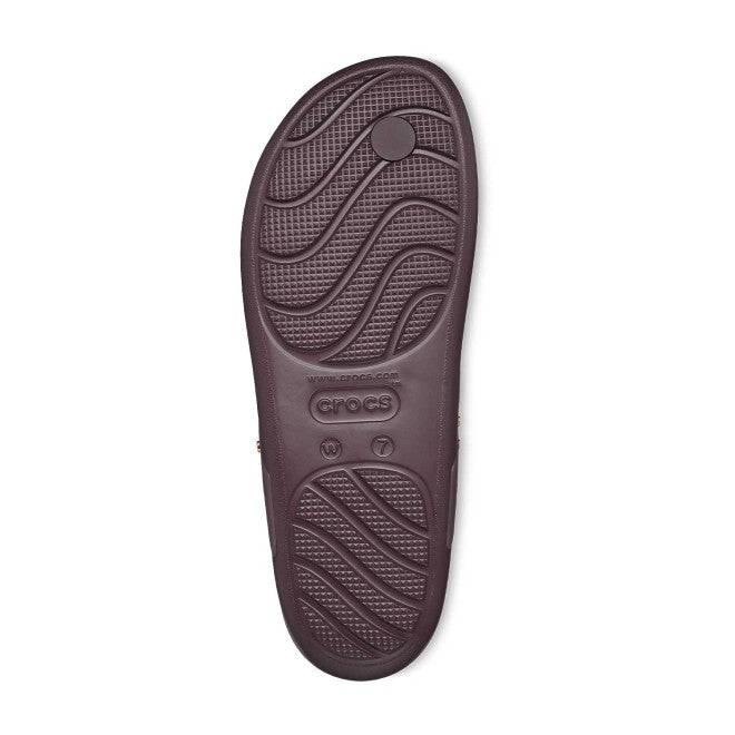 Women Dark Cherry Casual Slippers