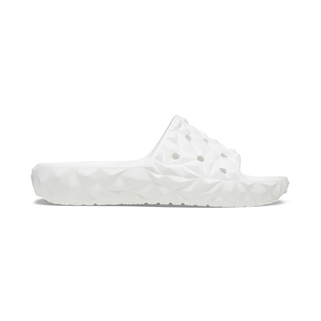 Men White Casual Slippers
