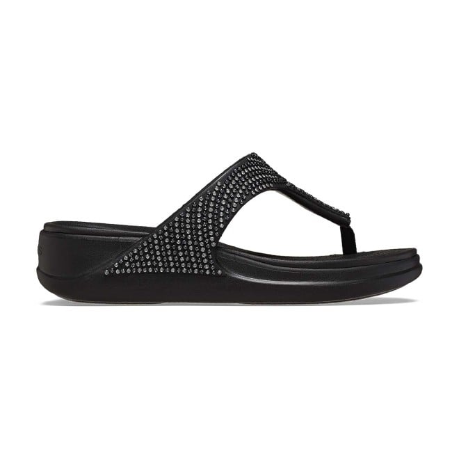 Women Black Casual Slippers