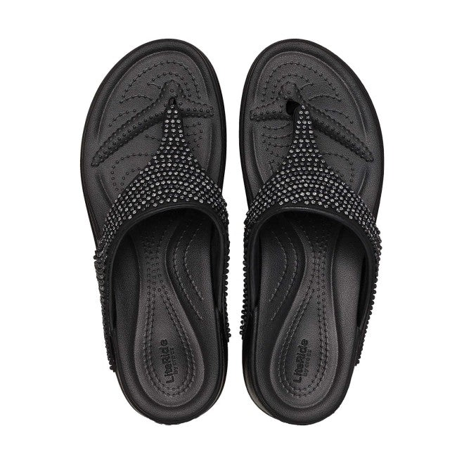 Women Black Casual Slippers
