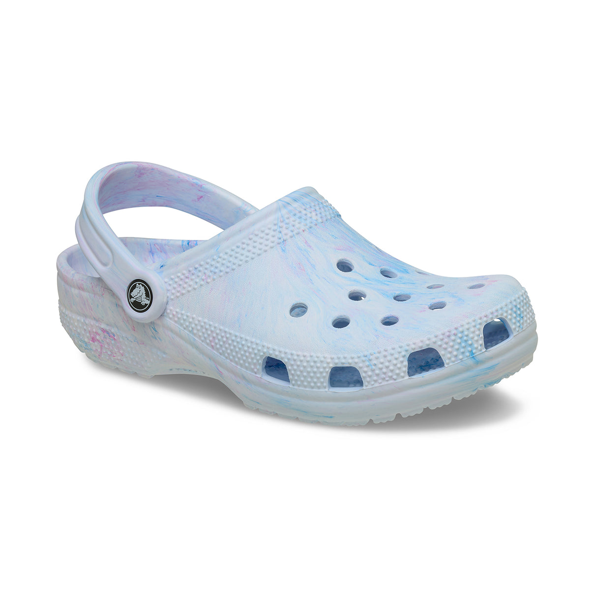 Classic Watercolor Marbled Oxygen Swirl Unisex Clog