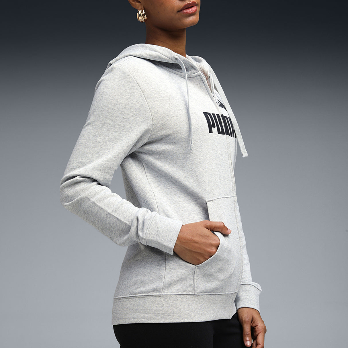 Puma Women Multi Ess No. 1 Logo Full-Zip Hoodie Tr Apparels