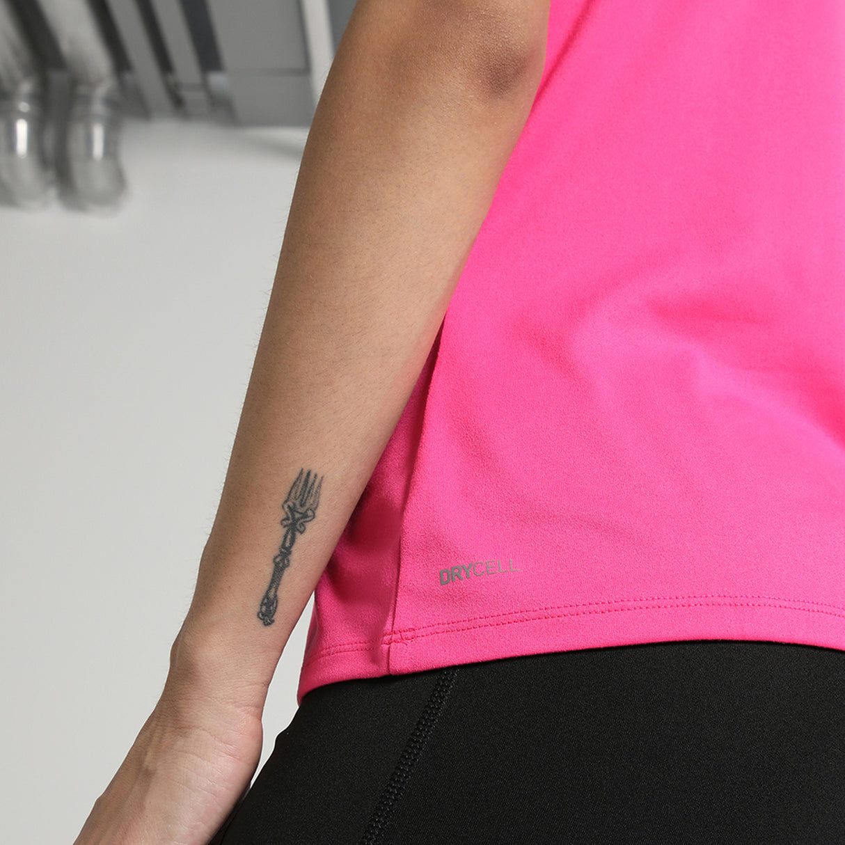 Puma Women Pink W Tad Essential Logo Tee Apparels