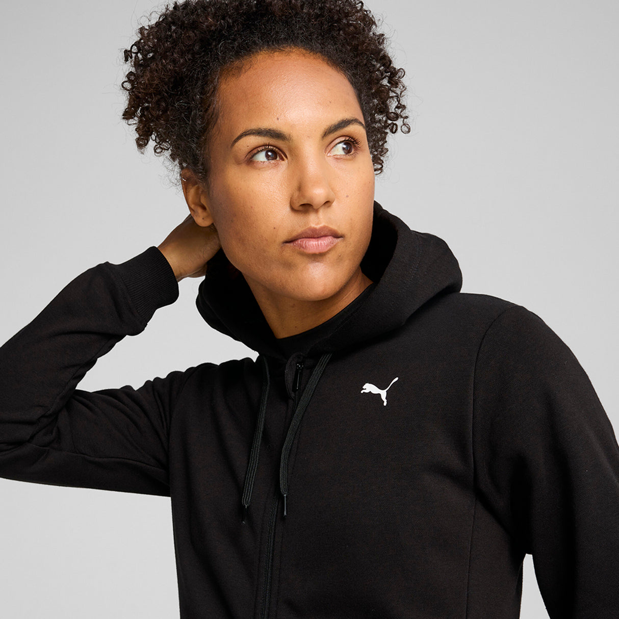 Puma Women Black W Tad Essential Ft Fz Apparels
