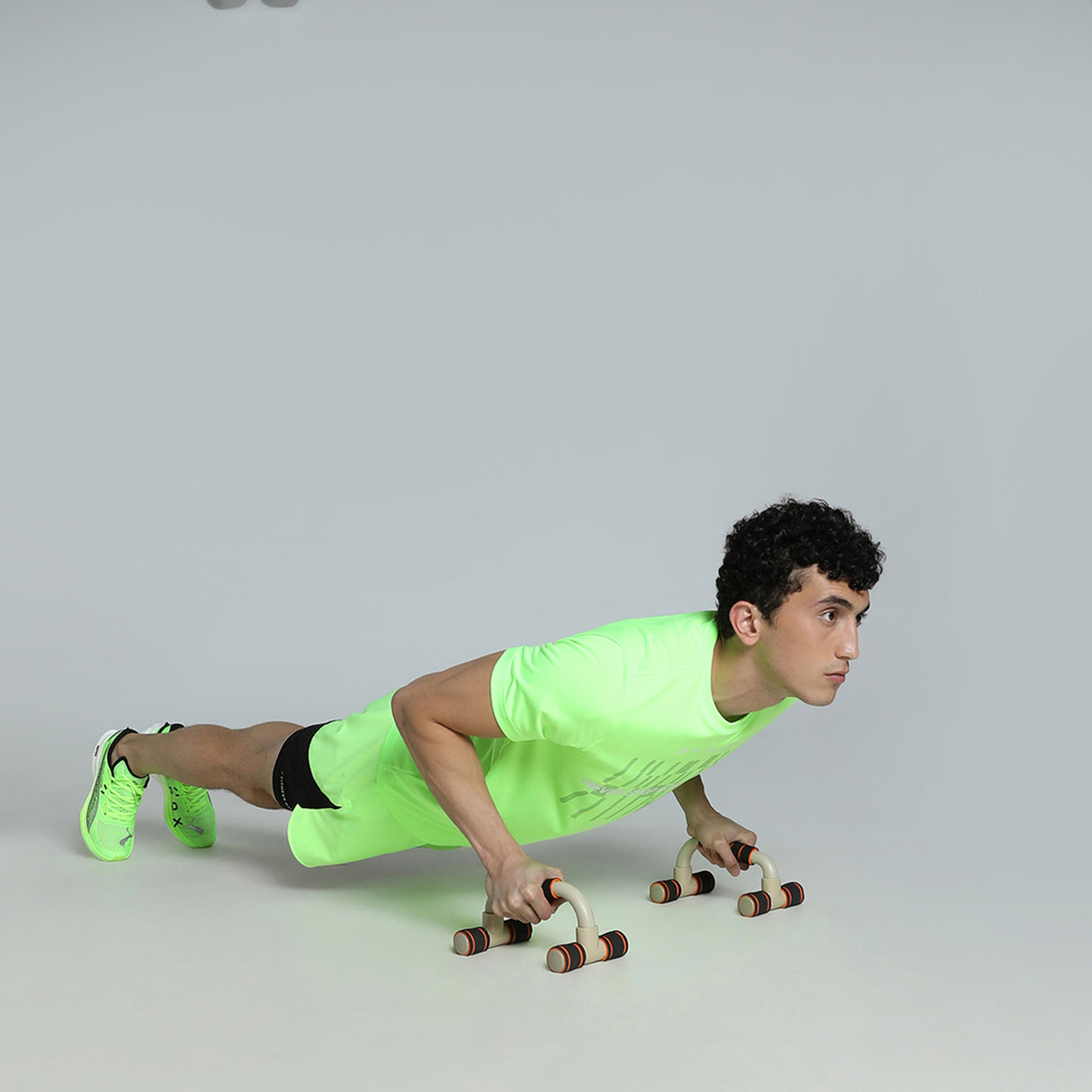 Puma Men Green M Puma X Hyrox Tad Tee Apparels