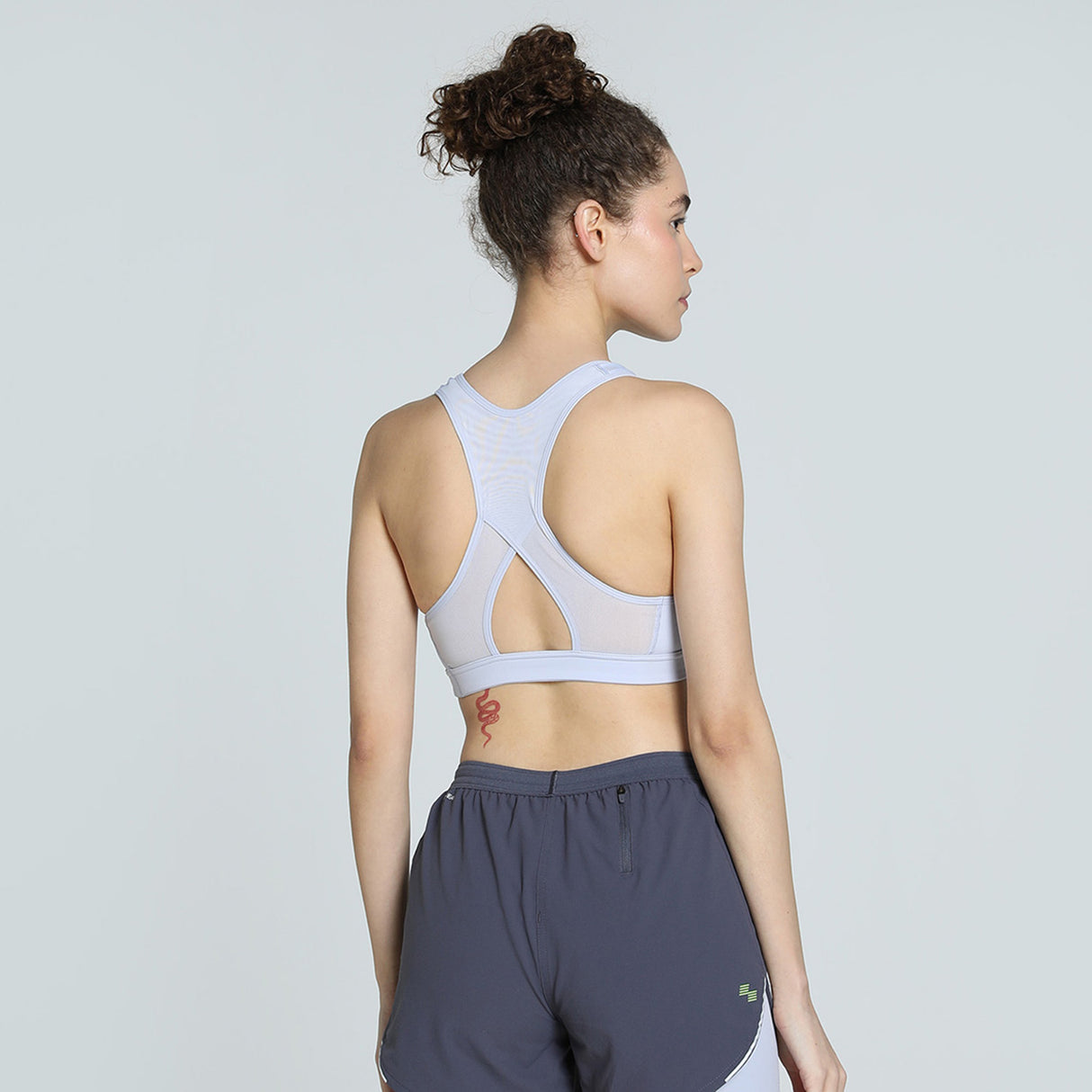 Puma Women Multi W Puma X Hyrox Mid Impact Bra Apparels