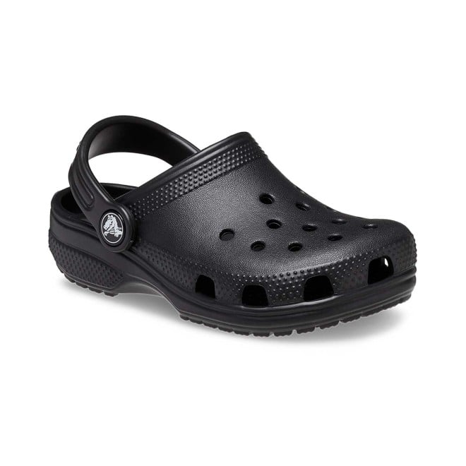 Kids-Boys Black Casual Clogs