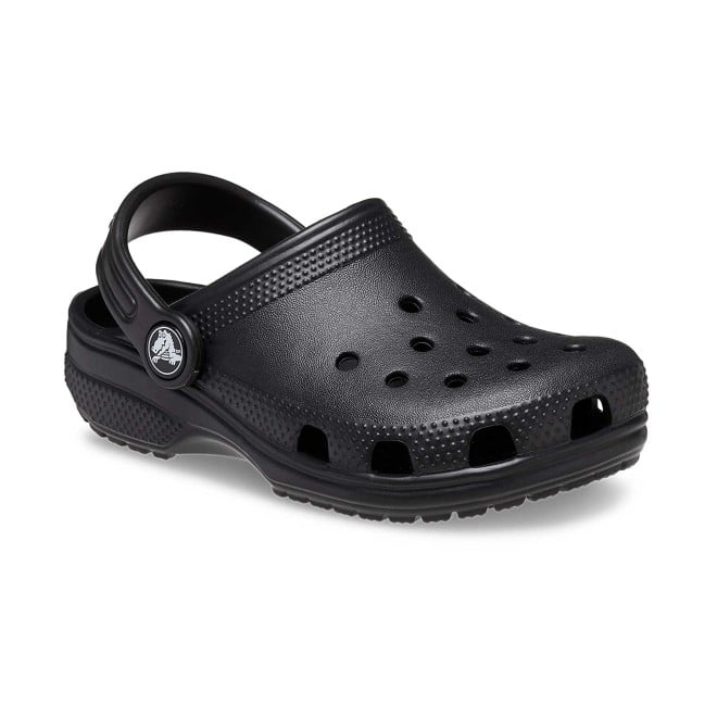 Kids-Boys Black Casual Clogs