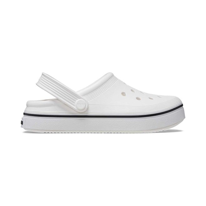 Kids-Boys White Casual Clogs