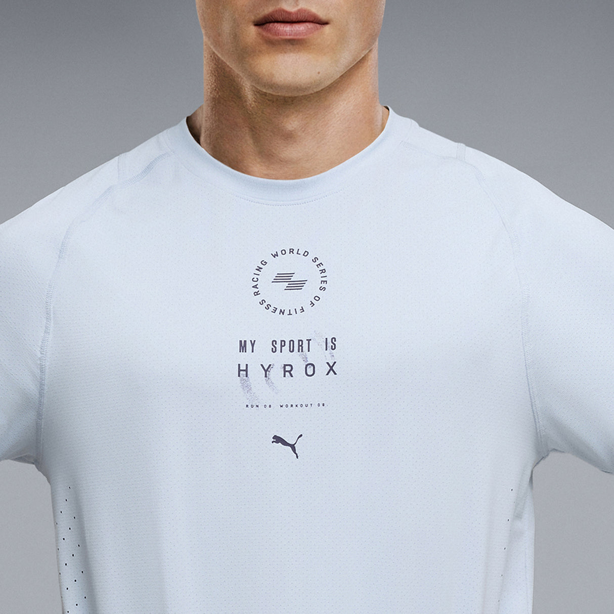 Puma Men Multi M Puma X Hyrox Dryelite Training Tee
