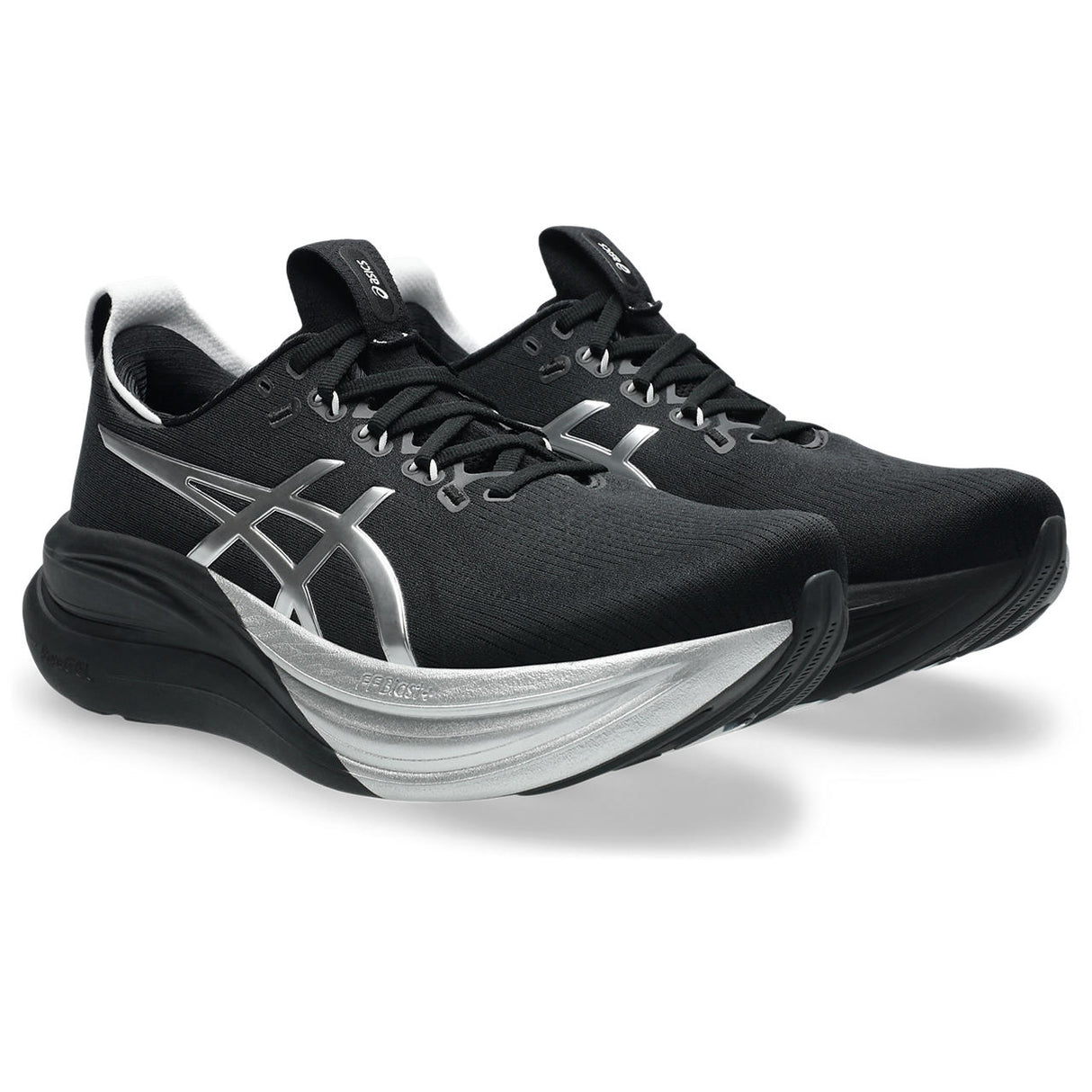 Asics Men Black Gel-Nimbus 28 Platinum