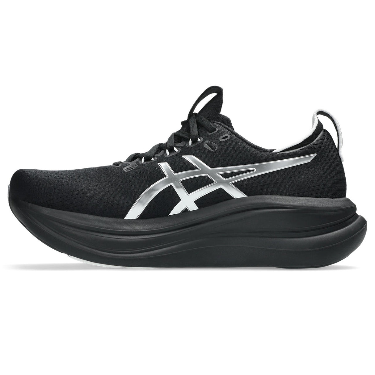 Asics Men Black Gel-Nimbus 28 Platinum