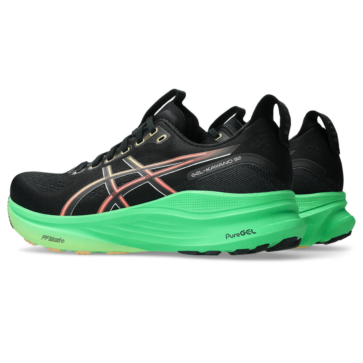 Asics Men Black-green Gel-Kayano 32