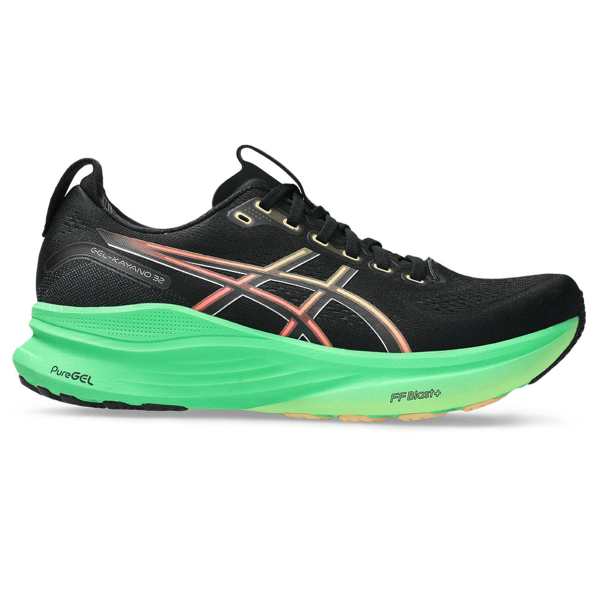Asics Men Black-green Gel-Kayano 32