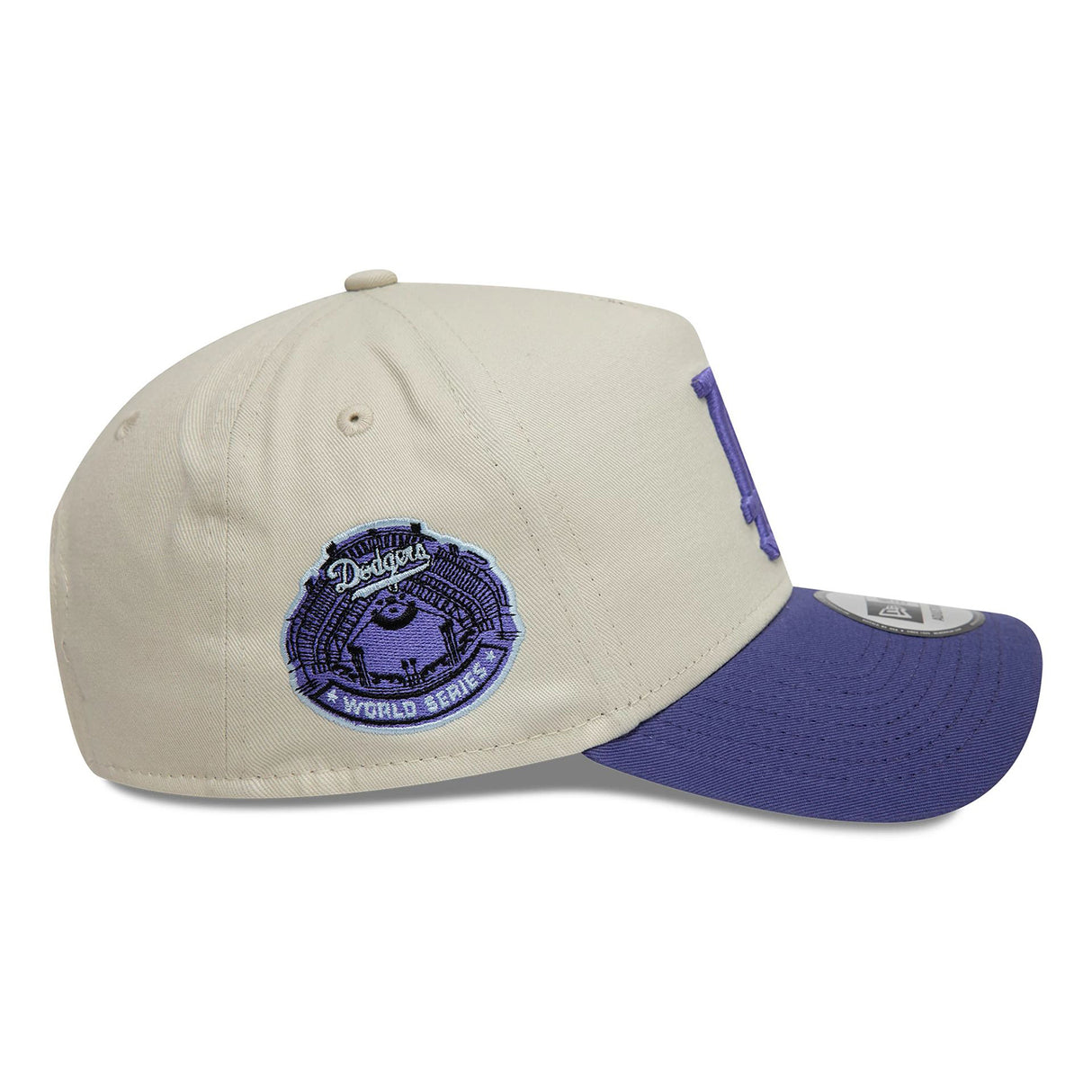 LA DODGERS WORLD SERIES PATCH CREAM 9FORTY A-FRAME ADJUSTABLE CAP