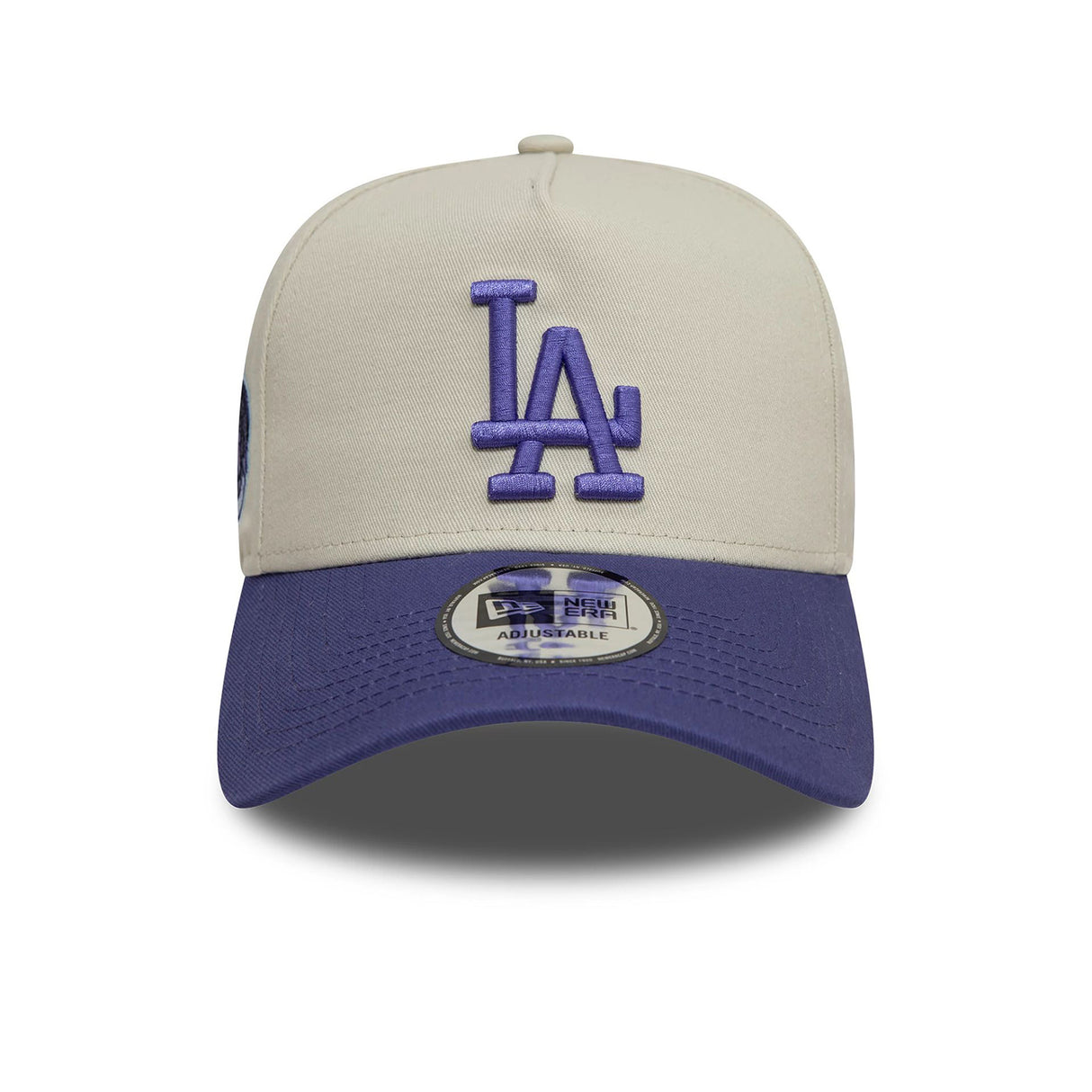 LA DODGERS WORLD SERIES PATCH CREAM 9FORTY A-FRAME ADJUSTABLE CAP