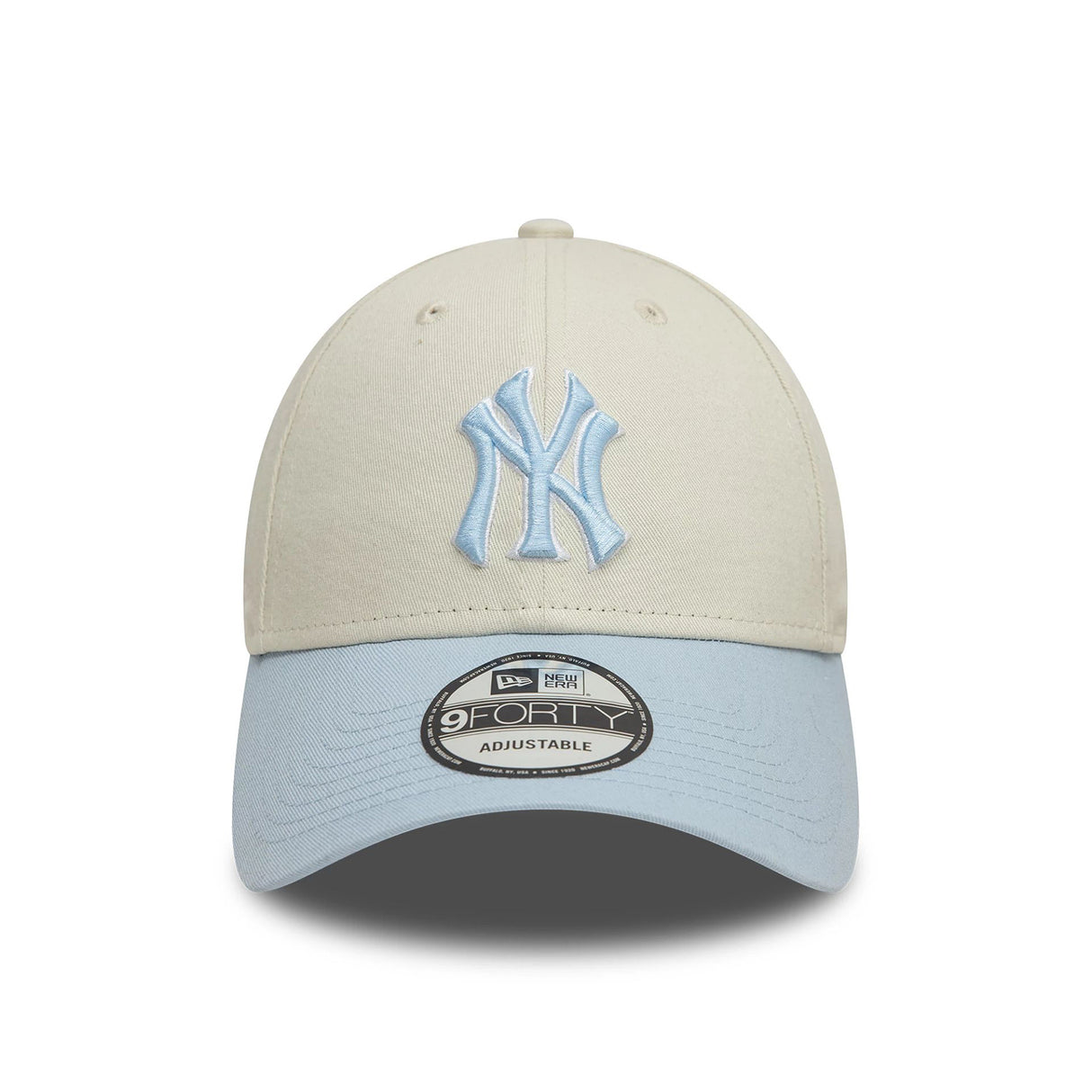 NEW YORK YANKEES WORLD SERIES PATCH CREAM 9FORTY ADJUSTABLE CAP