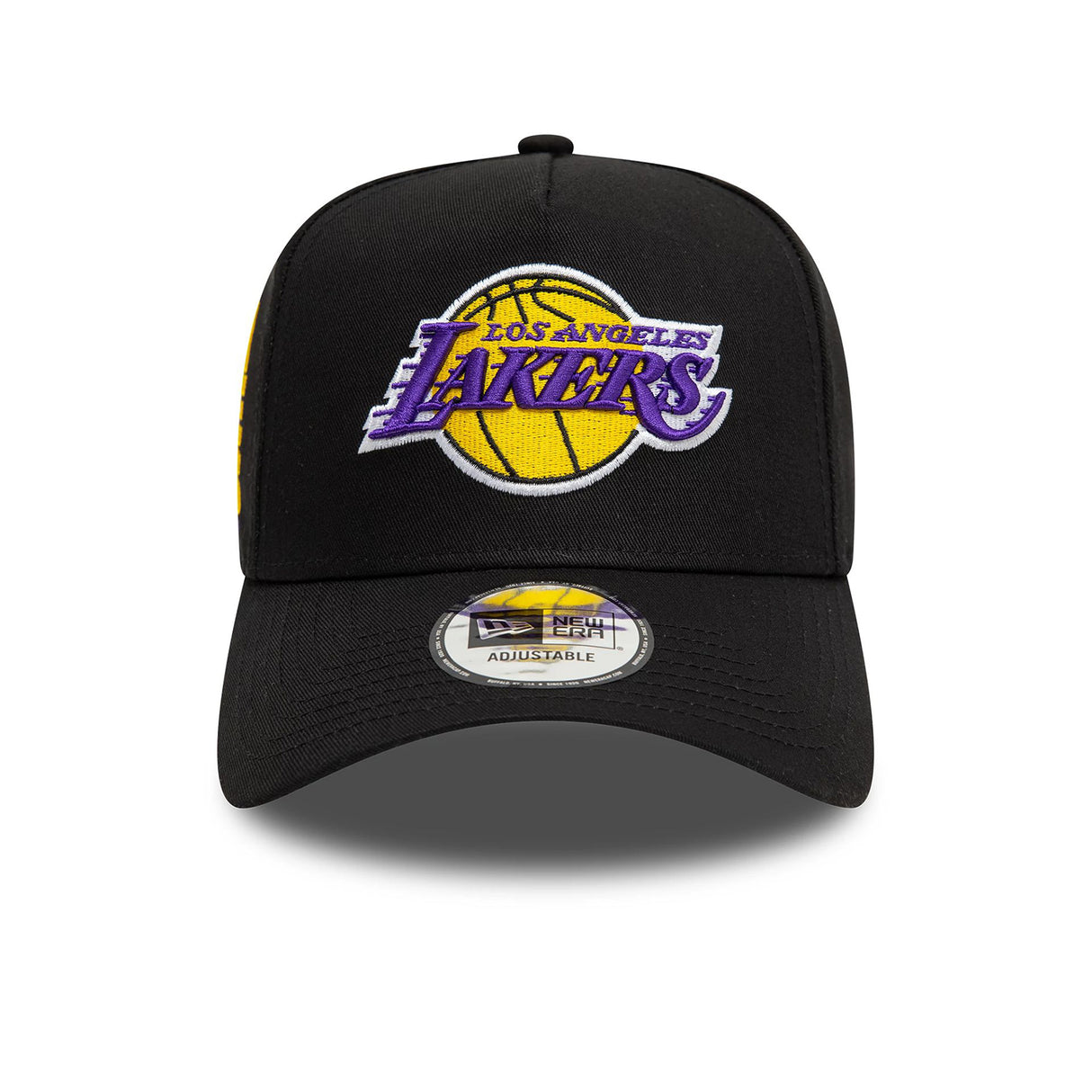 LA LAKERS NBA PATCH BLACK 9FORTY A-FRAME ADJUSTABLE CAP