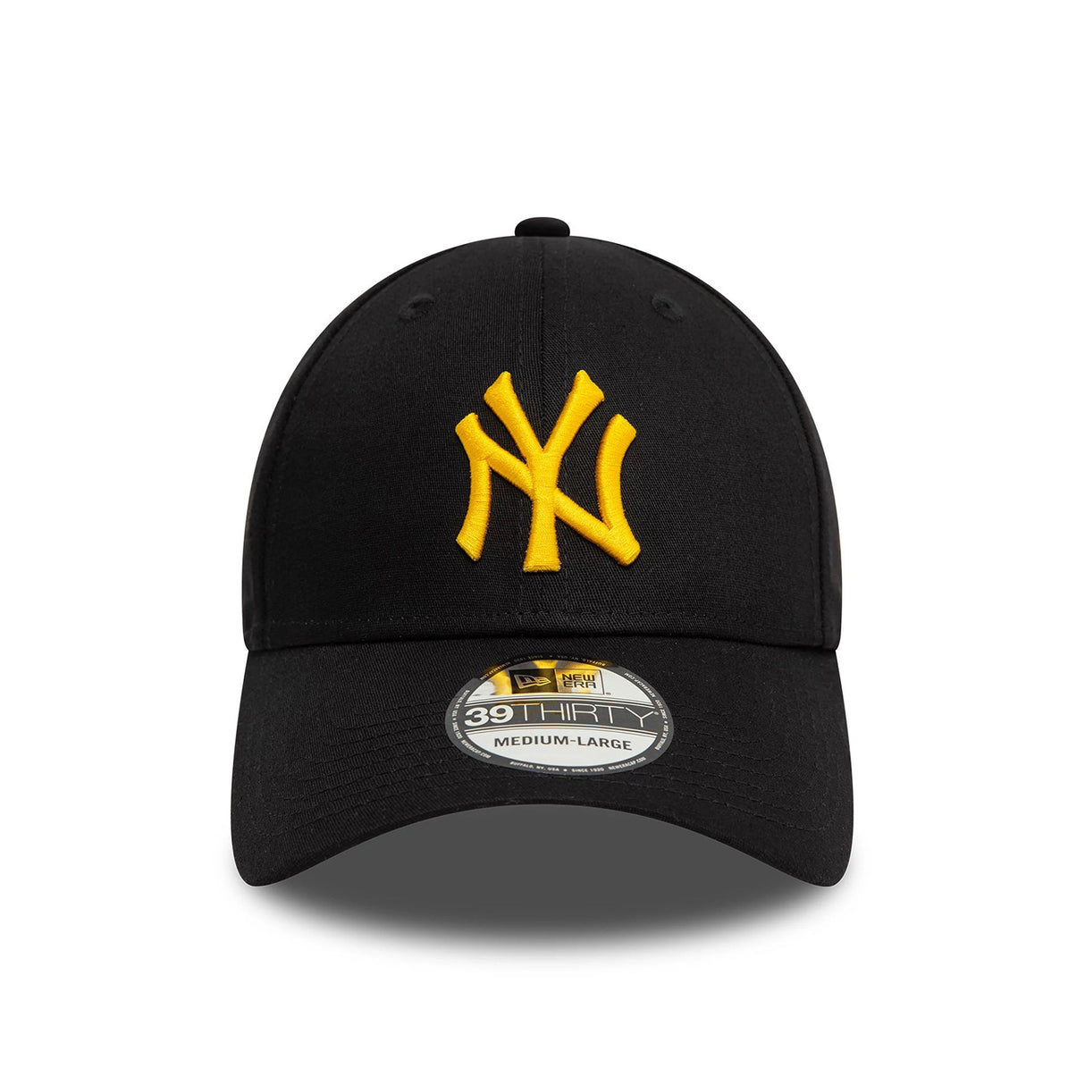 NEW YORK YANKEES LEAGUE ESSENTIAL BLACK 39THIRTY STRETCH FIT CAP