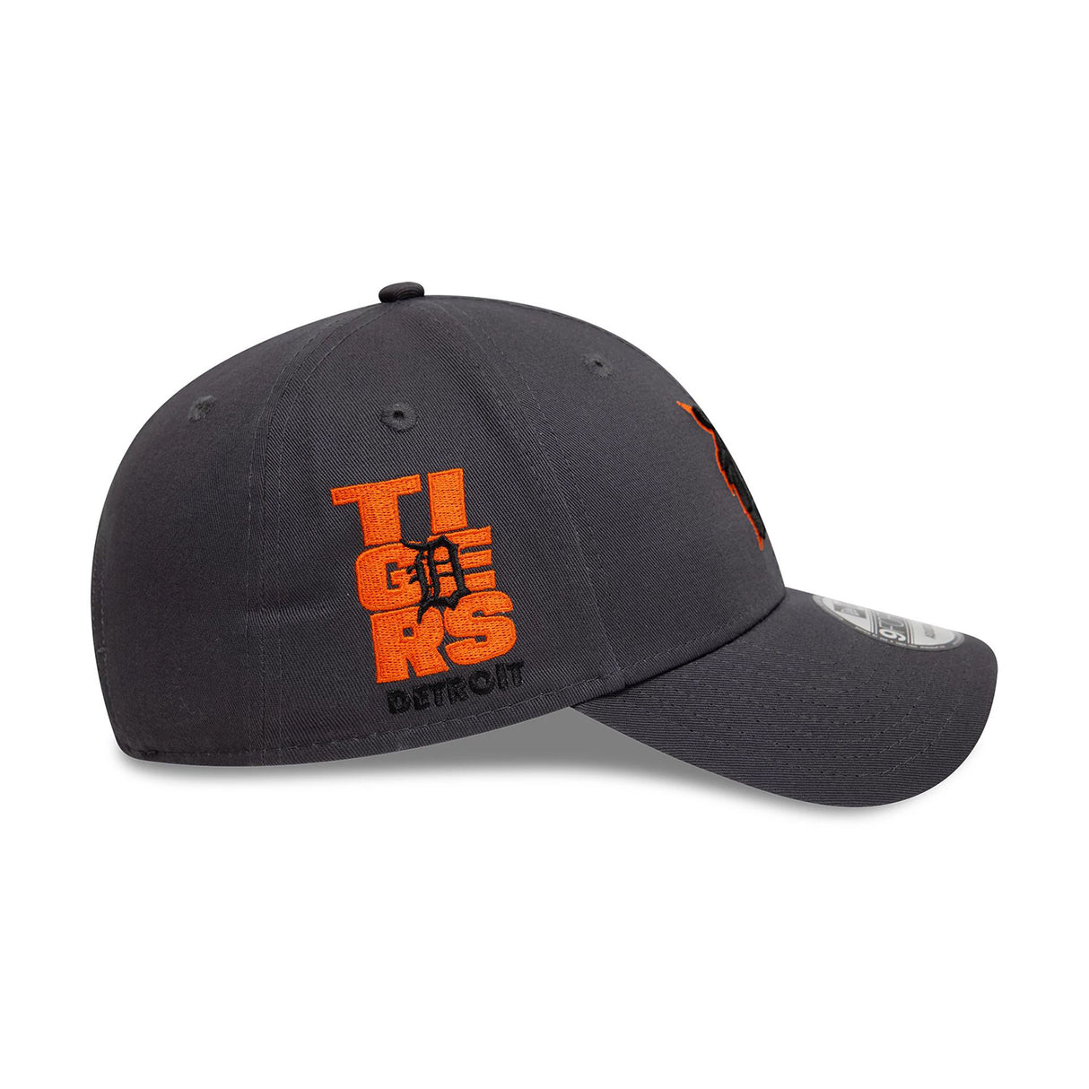 DETROIT TIGERS SIDE PATCH DARK GREY 9FORTY ADJUSTABLE CAP