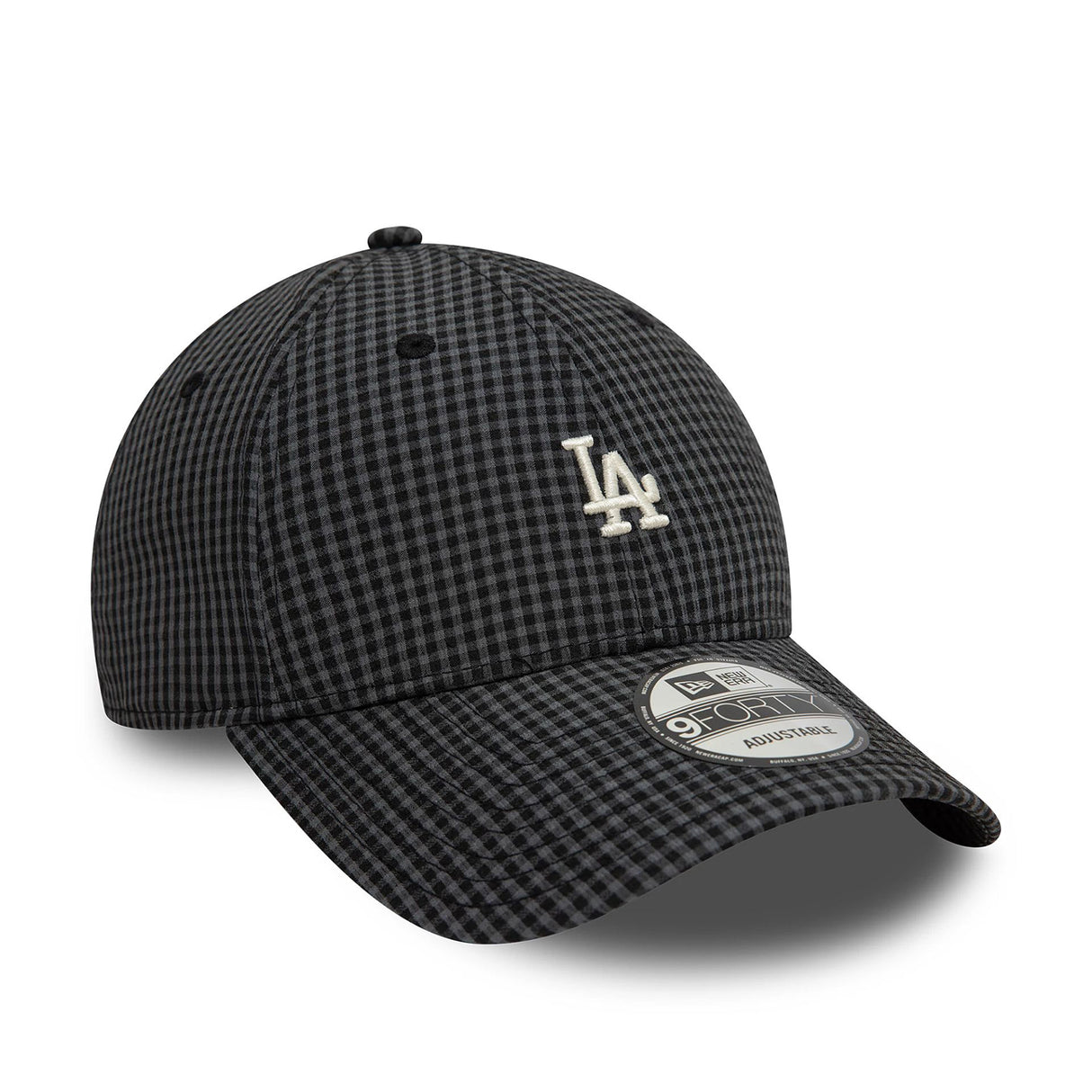 LA DODGERS SEERSUCKER BLACK 9FORTY ADJUSTABLE CAP