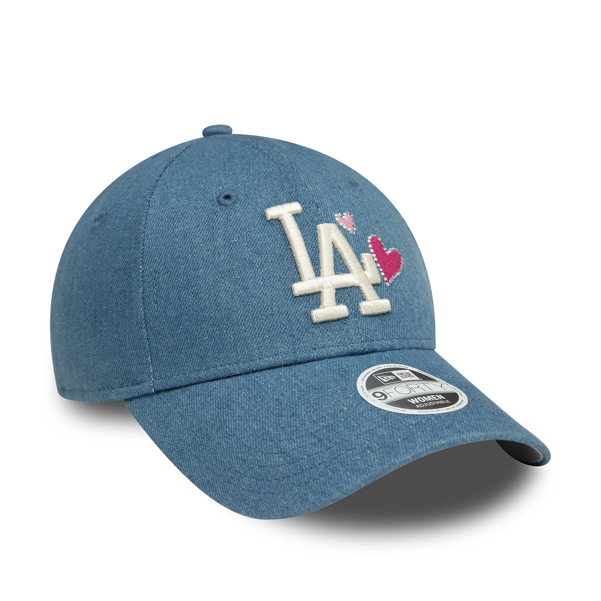 LA DODGERS WOMENS DENIM BLUE 9FORTY ADJUSTABLE CAP