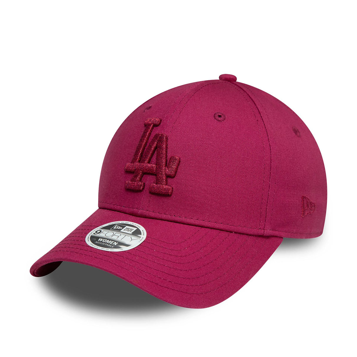 LA DODGERS WOMENS METALLIC DARK RED 9FORTY ADJUSTABLE CAP