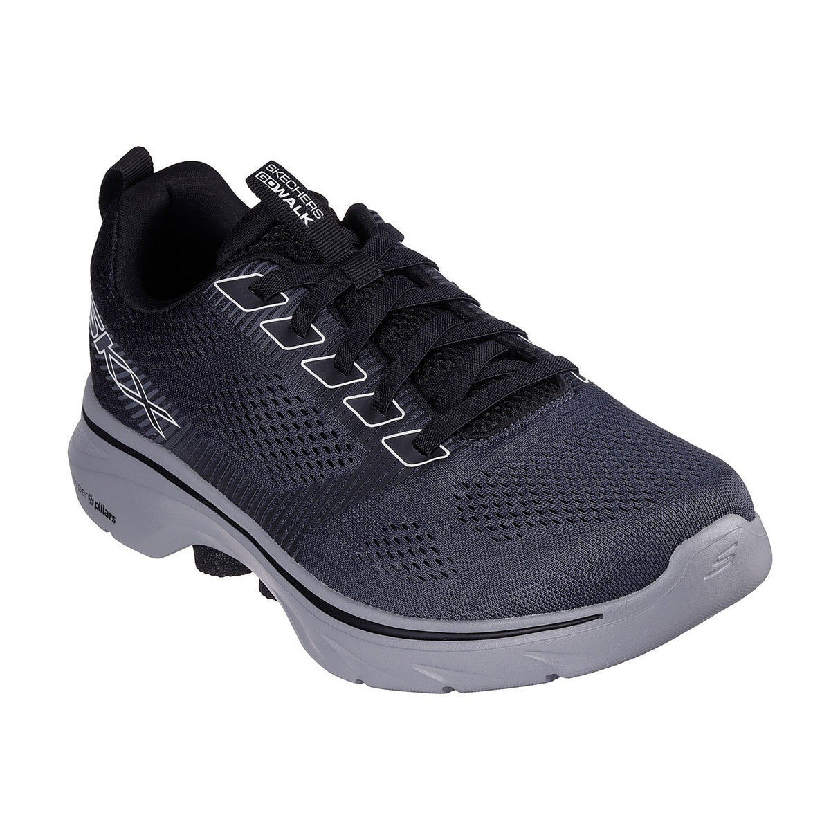 Skechers Men Black-grey Go Walk 7 - Hahn