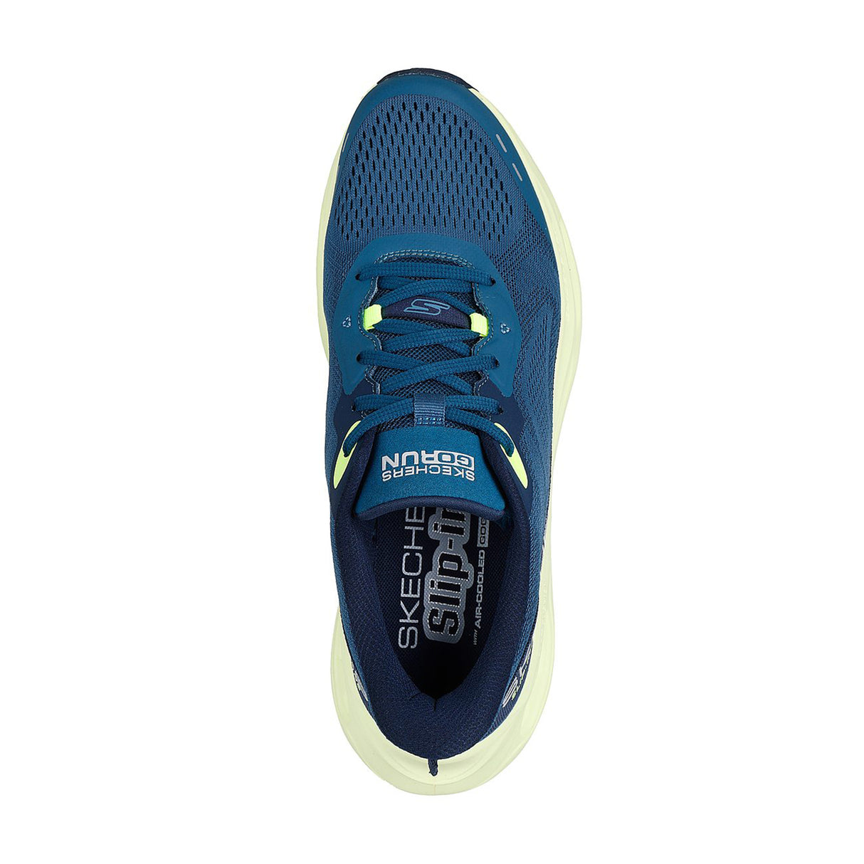 Skechers Men Light-Blue Max Cushioning Glide-Step - A