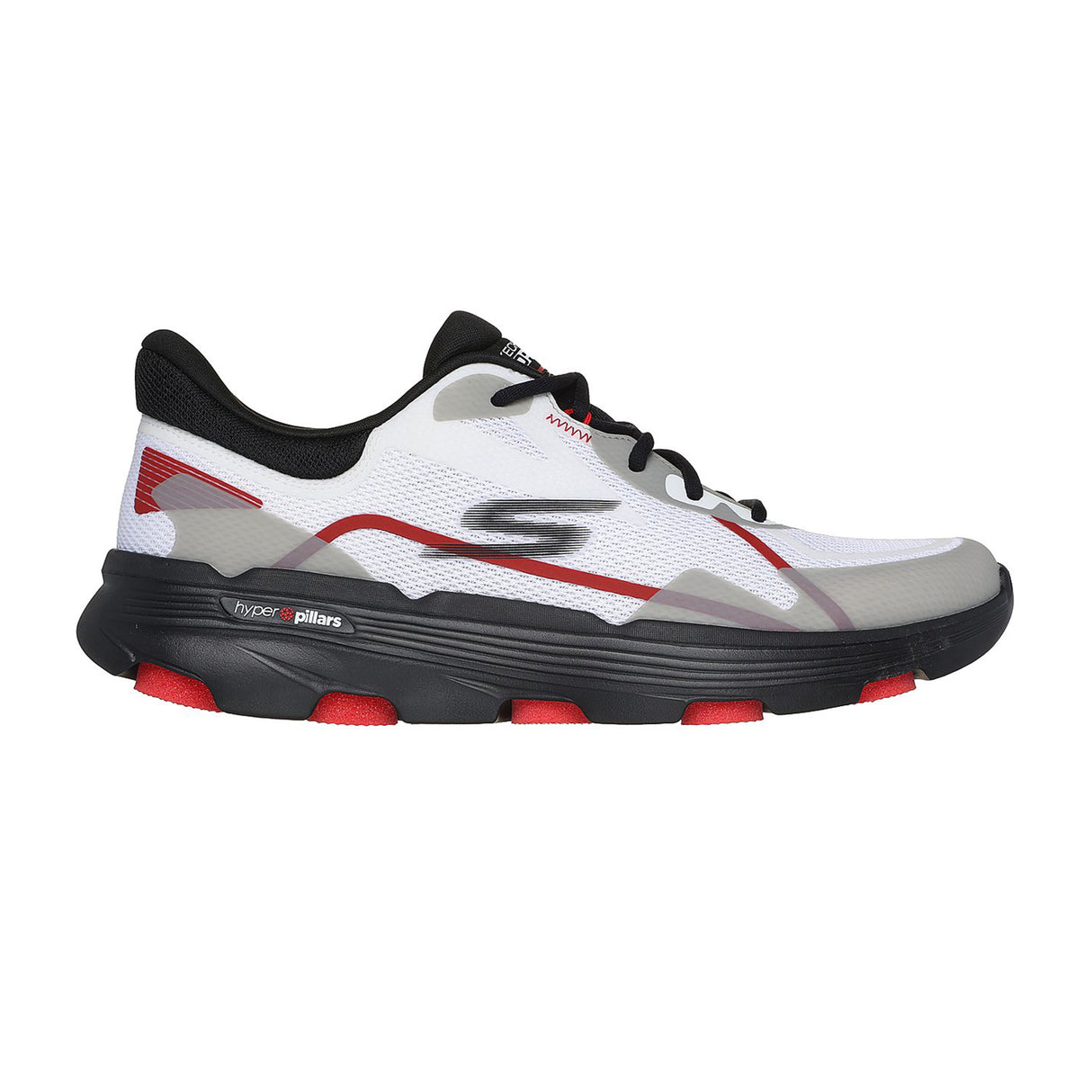 Skechers Men White-Black Go Run 7.0