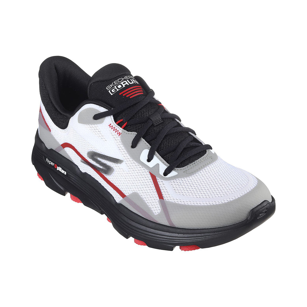 Skechers Men White-Black Go Run 7.0