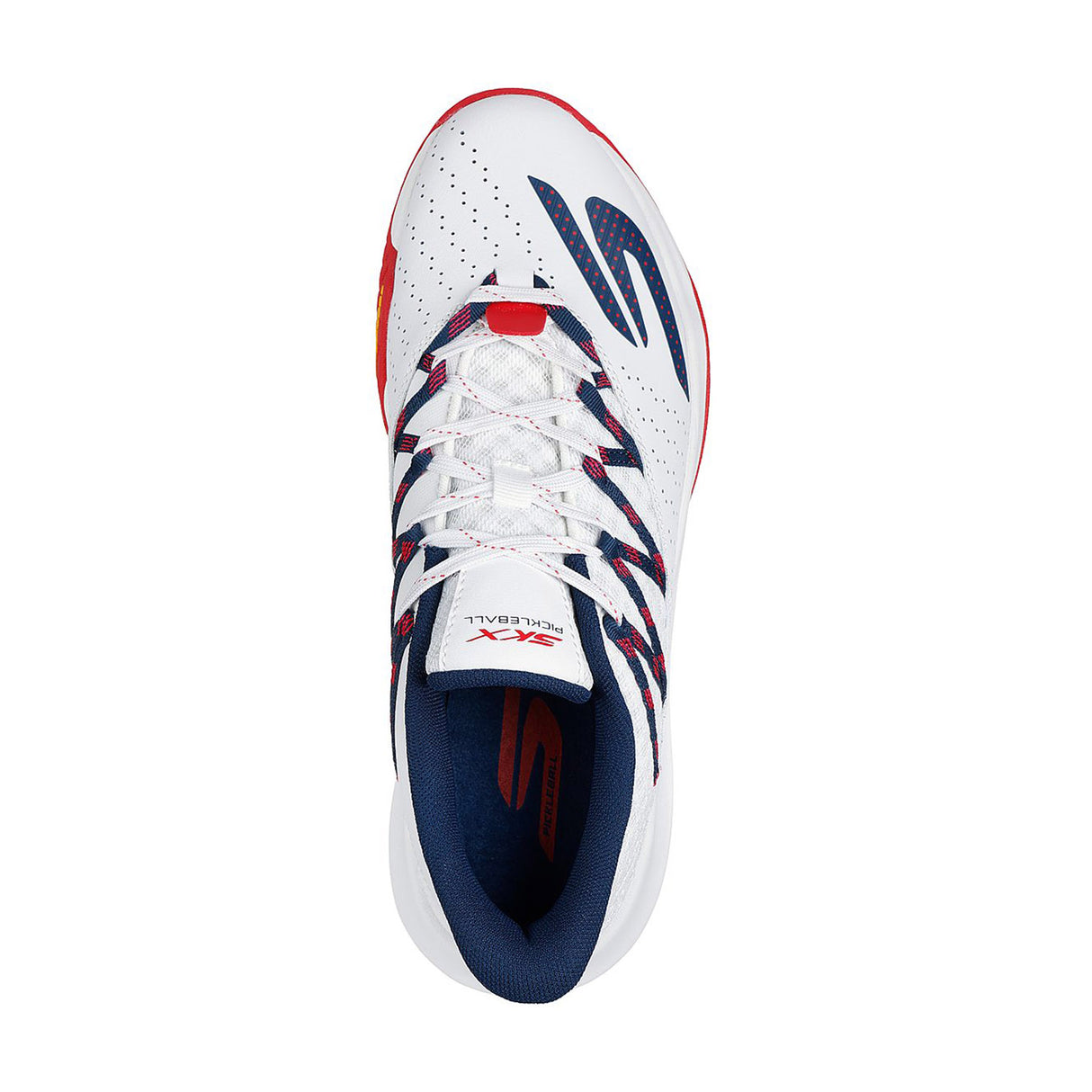 Skechers Men White-red Skechers Viper Court Rally