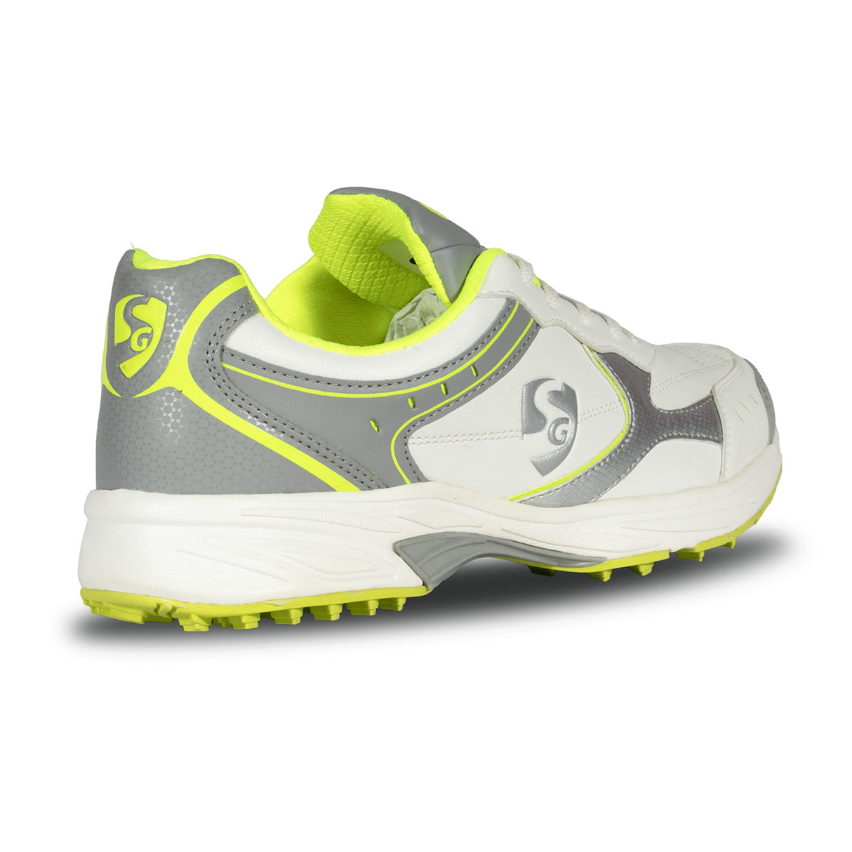 SG Sports Unisex White-Blue Technical Sport-Cricket Shoe