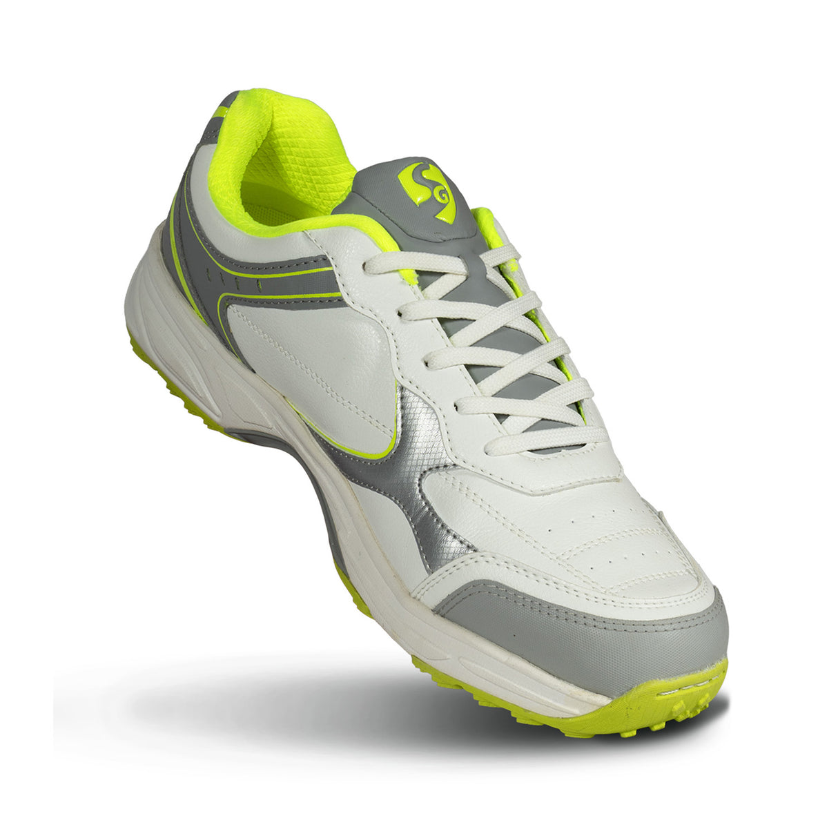 SG Sports Unisex White-Blue Technical Sport-Cricket Shoe