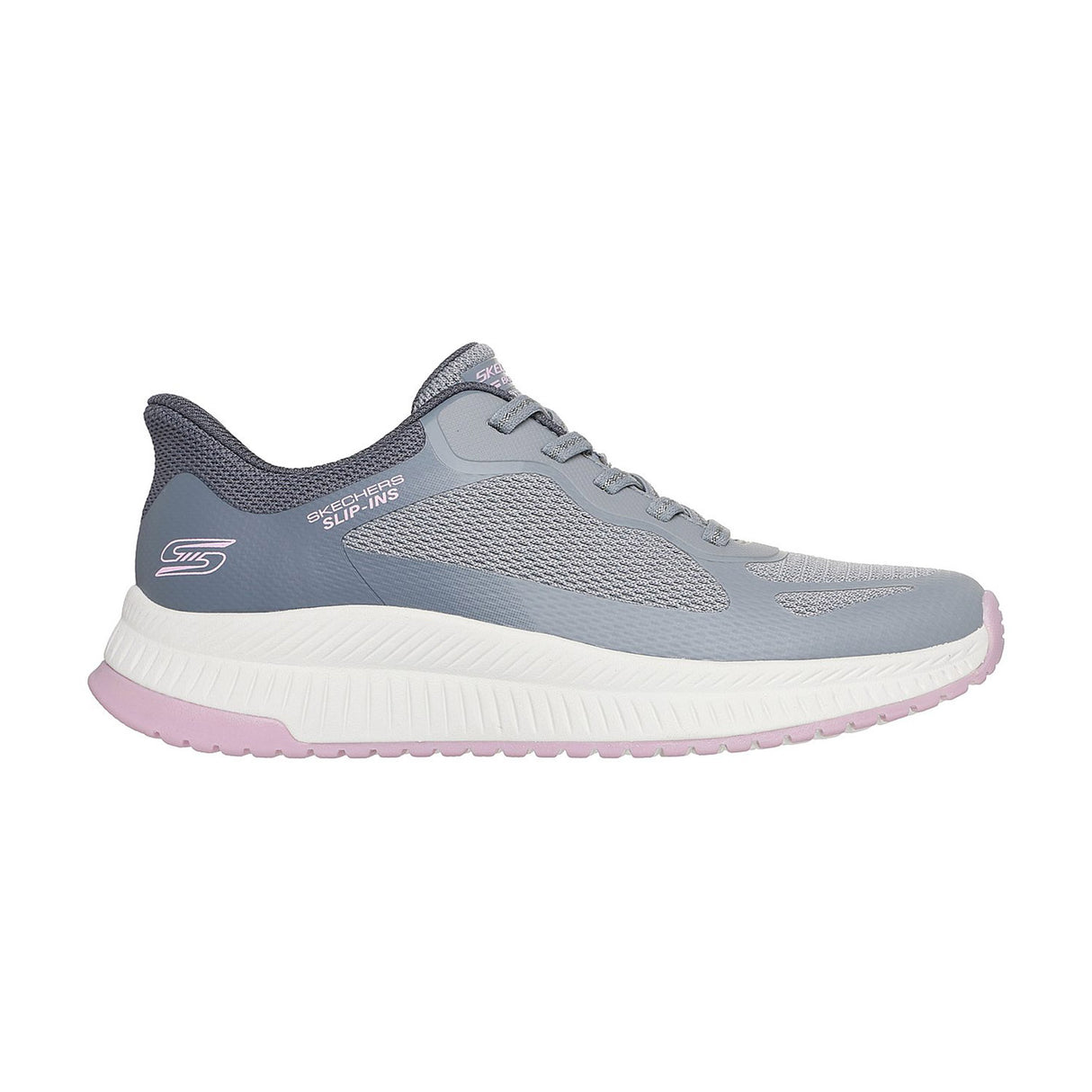 Skechers Women Grey Bobs Squad 4 - Staple Look