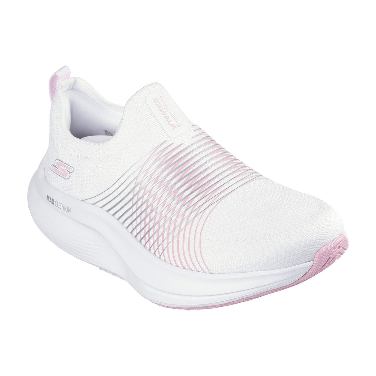 Skechers Women White-Pink Go Walk Max Walker - Sally