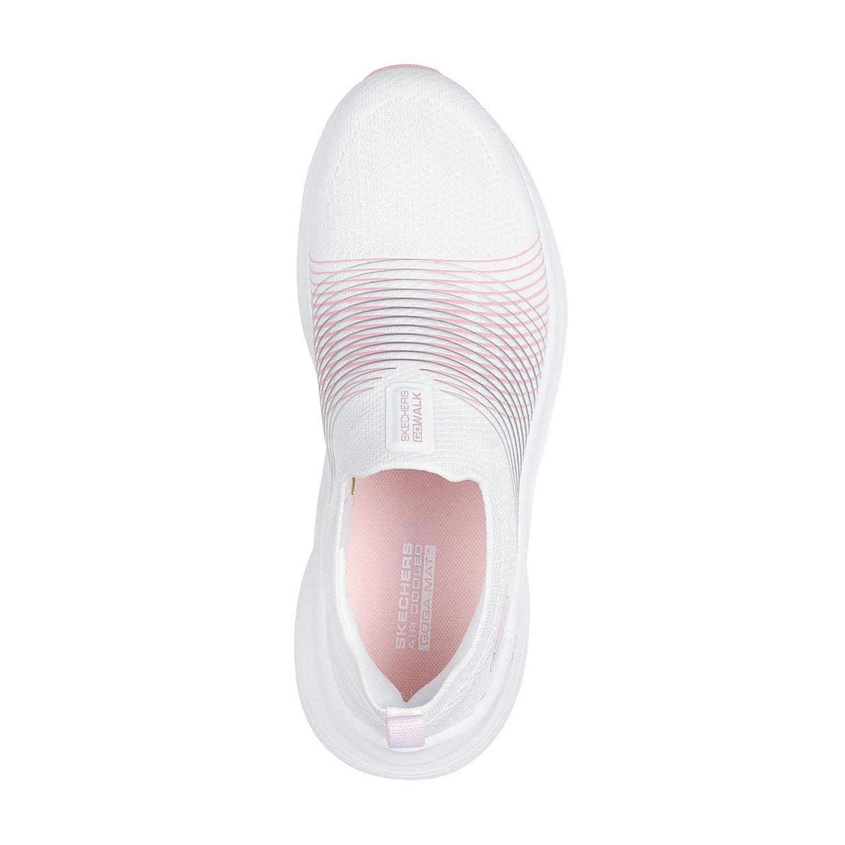 Skechers Women White-Pink Go Walk Max Walker - Sally