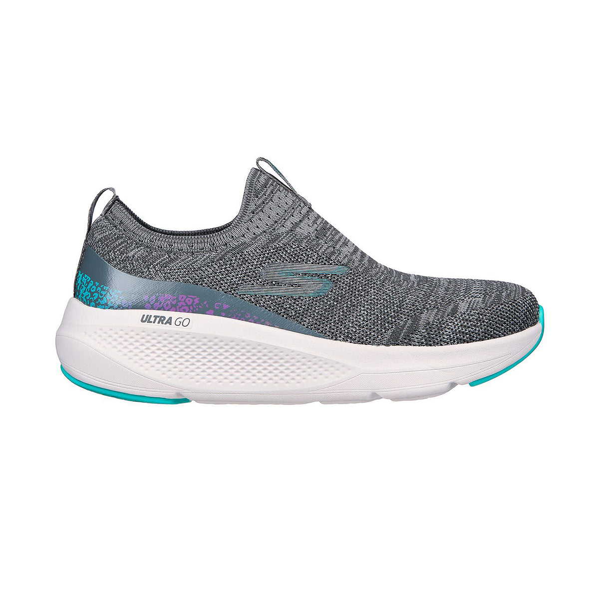 Skechers Women Grey Go Run Elevate Shoe - Size 5