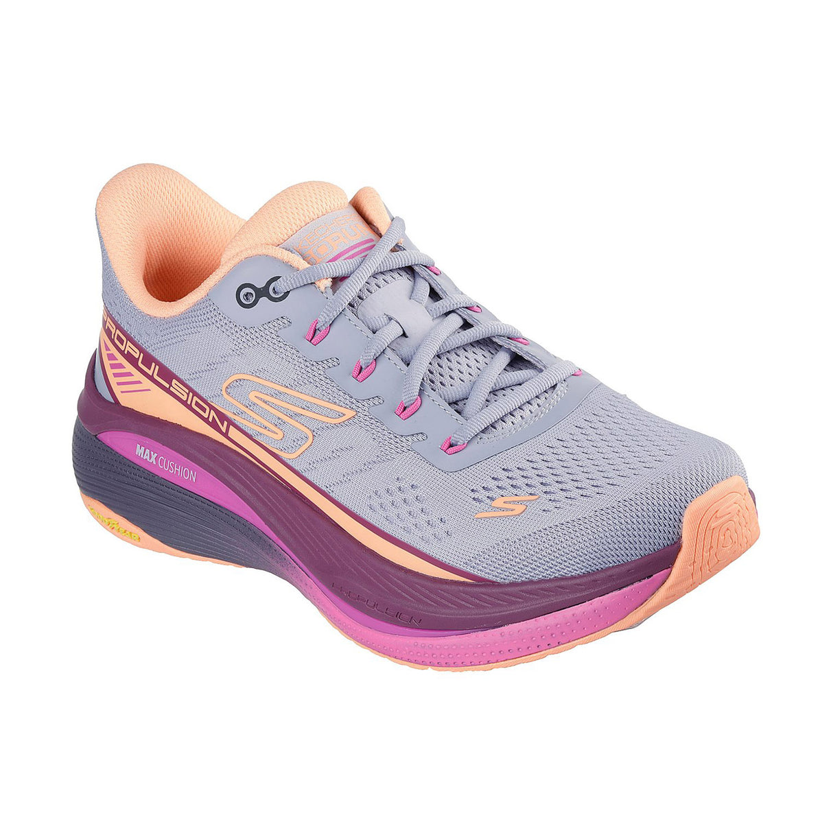 Skechers Women Purple-multi Max Cushioning Propulsion
