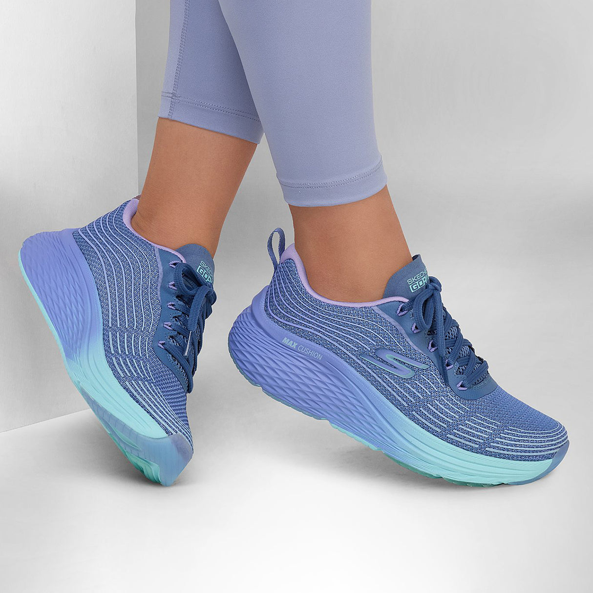 Skechers Women Blue Max Cushioning Elite 2.0 - Sp